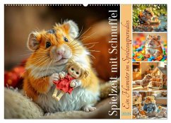 Cover Spielzeit mit Schnuffel - Ein Hamster im Spielzeugparadies (Wandkalender 2026 DIN A2 quer), CALVENDO Monatskalender