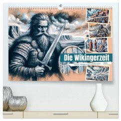 Cover Die Wikingerzeit - Helden, Könige und Entdeckungen (hochwertiger Premium Wandkalender 2026 DIN A2 quer), Kunstdruck in Hochglanz