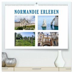 Cover Normandie erleben (hochwertiger Premium Wandkalender 2026 DIN A2 quer), Kunstdruck in Hochglanz