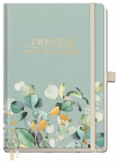 Cover Wochen-Notiz-Timer Classic 25/26 A5 18 Monate [Minty Leaves]