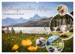 Cover Naturparadies Allgäu - Von Oberstdorf bis Füssen (Wandkalender 2026 DIN A2 quer), CALVENDO Monatskalender