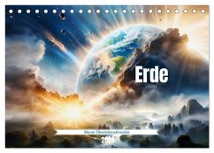 Erde - Blauer Überlebenskünstler (Tischkalender 2026 DIN A5 quer), CALVENDO Monatskalender