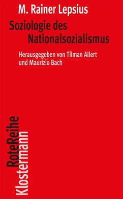 Cover Soziologie des Nationalsozialismus