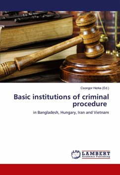 Cover Basic institutions of criminal procedure