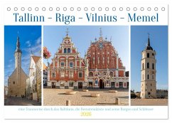 Tallinn-Riga-Vilnius-Memel, eine Traumreise durch das Baltikum. (Tischkalender 2026 DIN A5 quer), CALVENDO Monatskalender Tallinn-Riga-Vilnius-Memel, eine Traumreise durch das Baltikum. (Tischkalender 2026 DIN A5 quer), CALVENDO Monatskalender