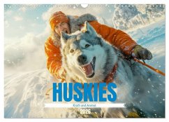 Huskies - Kraft und Anmut (Wandkalender 2026 DIN A3 quer), CALVENDO Monatskalender