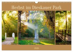 Cover Herbst im Dieskauer Park (Wandkalender 2026 DIN A3 quer), CALVENDO Monatskalender