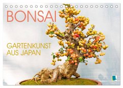 Cover Gartenkunst aus Japan: Bonsai (Tischkalender 2026 DIN A5 quer), CALVENDO Monatskalender