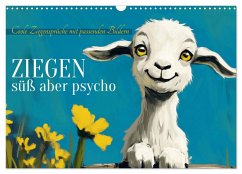 Ziegen, süß aber psycho (Wandkalender 2026 DIN A3 quer), CALVENDO Monatskalender Cover Ziegen, süß aber psycho (Wandkalender 2026 DIN A3 quer), CALVENDO Monatskalender