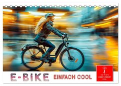 Cover E-Bike einfach cool (Tischkalender 2026 DIN A5 quer), CALVENDO Monatskalender