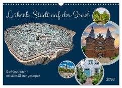 Cover Lübeck, Stadt auf der Insel (Wandkalender 2026 DIN A3 quer), CALVENDO Monatskalender
