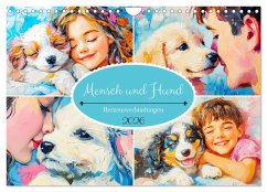 Mensch und Hund. Herzensverbindungen (Wandkalender 2026 DIN A4 quer), CALVENDO Monatskalender Mensch und Hund. Herzensverbindungen (Wandkalender 2026 DIN A4 quer), CALVENDO Monatskalender