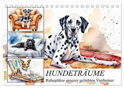 Hundeträume (Tischkalender 2026 DIN A5 quer), CALVENDO Monatskalender Cover Hundeträume (Tischkalender 2026 DIN A5 quer), CALVENDO Monatskalender