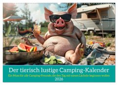 Der tierisch lustige Camping-Kalender (Wandkalender 2026 DIN A2 quer), CALVENDO Monatskalender Der tierisch lustige Camping-Kalender (Wandkalender 2026 DIN A2 quer), CALVENDO Monatskalender