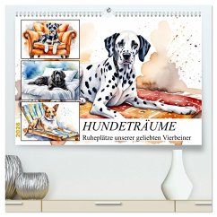 Hundeträume (hochwertiger Premium Wandkalender 2026 DIN A2 quer), Kunstdruck in Hochglanz Cover Hundeträume (hochwertiger Premium Wandkalender 2026 DIN A2 quer), Kunstdruck in Hochglanz