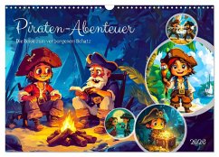 Cover Piraten-Abenteuer - Die Reise zum verborgenen Schatz (Wandkalender 2026 DIN A3 quer), CALVENDO Monatskalender