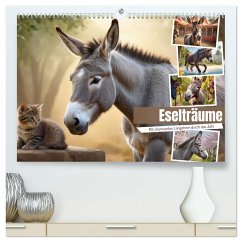 Cover Eselträume (hochwertiger Premium Wandkalender 2026 DIN A2 quer), Kunstdruck in Hochglanz