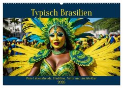 Typisch Brasilien (Wandkalender 2026 DIN A2 quer), CALVENDO Monatskalender Cover Typisch Brasilien (Wandkalender 2026 DIN A2 quer), CALVENDO Monatskalender
