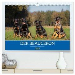 Der Beauceron (hochwertiger Premium Wandkalender 2026 DIN A2 quer), Kunstdruck in Hochglanz