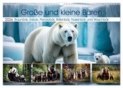 Cover Große und kleine Bären (Wandkalender 2026 DIN A3 quer), CALVENDO Monatskalender