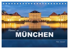 Cover Abend in München (Tischkalender 2026 DIN A5 quer), CALVENDO Monatskalender