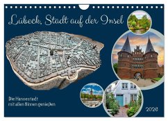 Cover Lübeck, Stadt auf der Insel (Wandkalender 2026 DIN A4 quer), CALVENDO Monatskalender