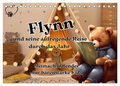 Cover Flynn und seine aufregende Reise durch das Jahr (Tischkalender 2026 DIN A5 quer), CALVENDO Monatskalender