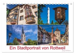 Ein Stadtportrait von Rottweil (Tischkalender 2026 DIN A5 quer), CALVENDO Monatskalender