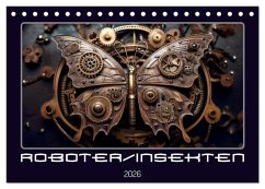 Roboterinsekten (Tischkalender 2026 DIN A5 quer), CALVENDO Monatskalender