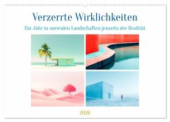 Cover Verzerrte Wirklichkeiten (Wandkalender 2026 DIN A2 quer), CALVENDO Monatskalender