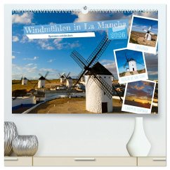 Cover Windmühlen in La Mancha (hochwertiger Premium Wandkalender 2026 DIN A2 quer), Kunstdruck in Hochglanz