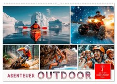 Abenteuer Outdoor (Wandkalender 2026 DIN A2 quer), CALVENDO Monatskalender