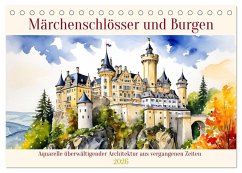 Cover Märchenschlösser und Burgen (Tischkalender 2026 DIN A5 quer), CALVENDO Monatskalender
