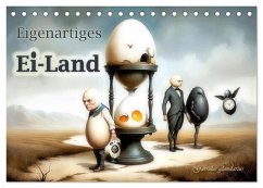 Cover Eigenartiges Ei-Land (Tischkalender 2026 DIN A5 quer), CALVENDO Monatskalender