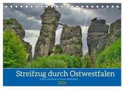 Streifzug durch Ostwestfalen (Tischkalender 2026 DIN A5 quer), CALVENDO Monatskalender
