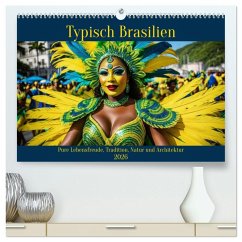 Cover Typisch Brasilien (hochwertiger Premium Wandkalender 2026 DIN A2 quer), Kunstdruck in Hochglanz