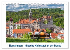 Cover Sigmaringen - hübsche Kleinstadt an der Donau (Tischkalender 2026 DIN A5 quer), CALVENDO Monatskalender