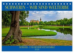 Schwerin - Wir sind Welterbe (Tischkalender 2026 DIN A5 quer), CALVENDO Monatskalender