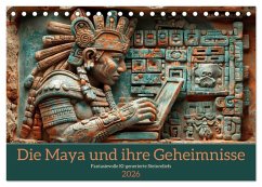 Die Maya und ihre Geheimnisse (Tischkalender 2026 DIN A5 quer), CALVENDO Monatskalender Cover Die Maya und ihre Geheimnisse (Tischkalender 2026 DIN A5 quer), CALVENDO Monatskalender