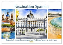 Cover Faszination Spanien (Wandkalender 2026 DIN A2 quer), CALVENDO Monatskalender
