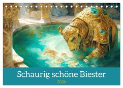 Schaurig schöne Biester (Tischkalender 2026 DIN A5 quer), CALVENDO Monatskalender