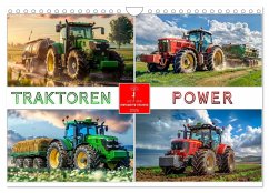 Cover Traktoren Power (Wandkalender 2026 DIN A4 quer), CALVENDO Monatskalender
