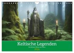 Keltische Legenden - Die kleinen Wesen der Natur (Wandkalender 2026 DIN A4 quer), CALVENDO Monatskalender