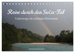 Cover Reise durch das Soca-Tal - Unterwegs im schönen Slowenien (Tischkalender 2026 DIN A5 quer), CALVENDO Monatskalender