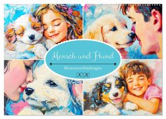 Mensch und Hund. Herzensverbindungen (Wandkalender 2026 DIN A2 quer), CALVENDO Monatskalender Mensch und Hund. Herzensverbindungen (Wandkalender 2026 DIN A2 quer), CALVENDO Monatskalender