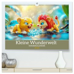 Cover Kleine Wunderwelt - Kinderkalender (hochwertiger Premium Wandkalender 2026 DIN A2 quer), Kunstdruck in Hochglanz