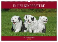 In der Kinderstube bei Familie Bobtail (Wandkalender 2026 DIN A2 quer), CALVENDO Monatskalender