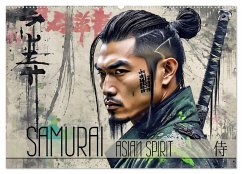 Samurai - Asian Spirit (Wandkalender 2026 DIN A2 quer), CALVENDO Monatskalender Samurai - Asian Spirit (Wandkalender 2026 DIN A2 quer), CALVENDO Monatskalender