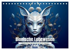 Cover Bionische Lebewesen - Von der Natur inspirierte Menschen der Zukunft (Tischkalender 2026 DIN A5 quer), CALVENDO Monatskalender