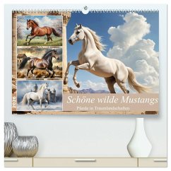 Cover Schöne wilde Mustangs (hochwertiger Premium Wandkalender 2026 DIN A2 quer), Kunstdruck in Hochglanz